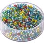 Bohemrocaille p�rlor 2,5 mm, 17 g, multif�rgad