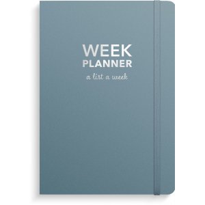 Week Planner Burde - Odaterad - Blå