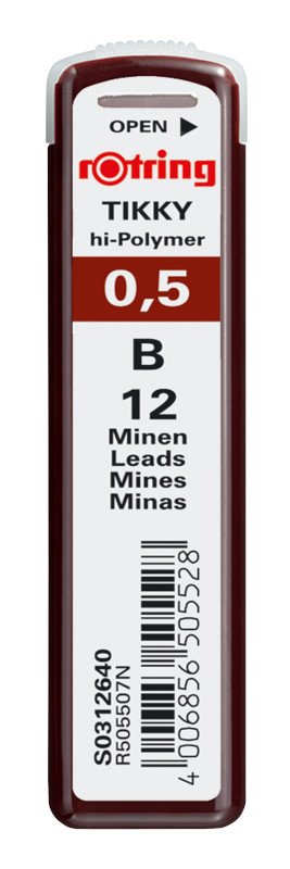 Pin Rotring - 0,5 mm B - Stiftpenne, Penne, Penne, kridt & tusch