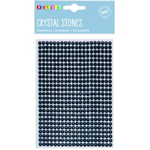 Kristallstenar svarta