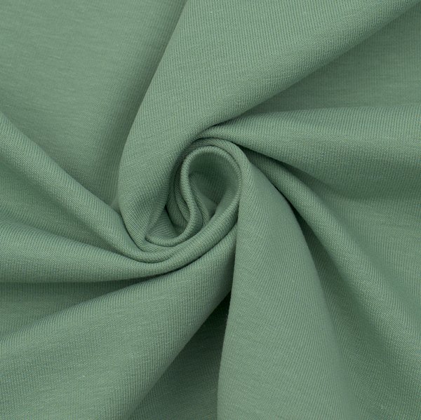 French Terry sweatshirtstof Fashion Basic 2 - 150 cm - Mintgrøn - Sweatshirtstoffer, Beklædningsstoffer, Stof