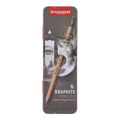 Grafittblyanter bruynzeel - 6 blyanter