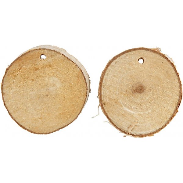 Träskivor med hål - 500 g Träskivor med hål - 500 g