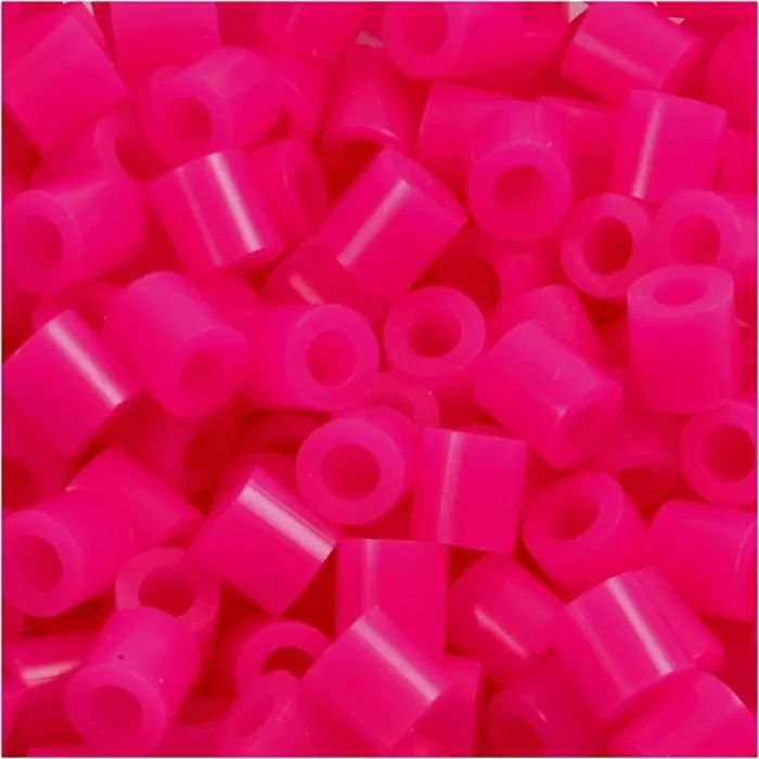 NABBI Pibeperler - Cerise (32258) - 1100 stk - Rørperler, Perler & perleplader, Håndværk