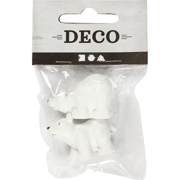 Minifigurer - vit - 2 st Minifigurer - vit - 2 st