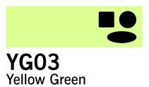 Copic Ciao - YG03 - Yellow Green - Tusjer, Penner, Penner, fargestifter og blekk