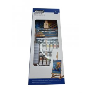 Akrylmalingssæt med 22 dele Akrylmalingssæt med 22 dele