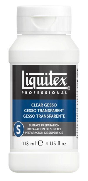 Liquitex Akrylmedium 118 ml - Clear Gesso - Akrylmedier, Malermedium, Fernis og kunstner medier til kunstmaling
