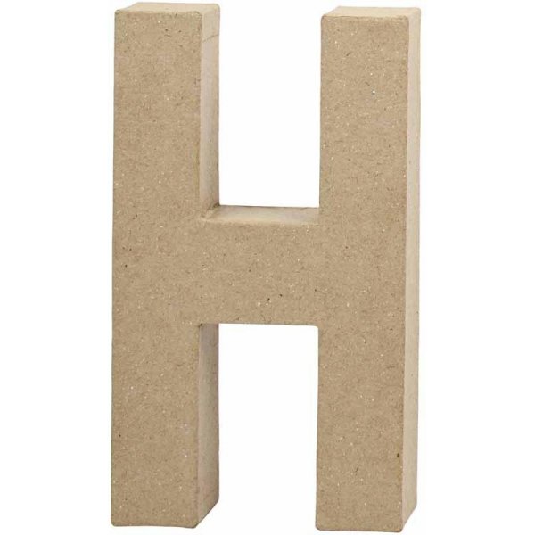 Pappbokstav - H - 5 cm Pappbokstav - H - 5 cm