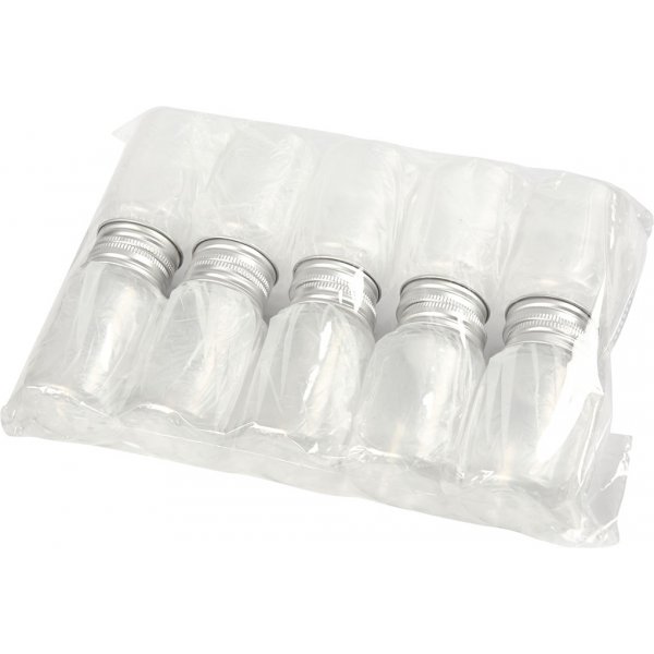 Plastburk med lock - 100 ml - 10 st Plastburk med lock - 100 ml - 10 st