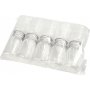 Plastkrukke med lokk - 100 ml - 10 stk