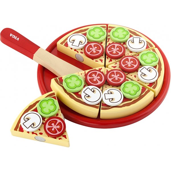 VIGA leksakspizza i trä VIGA leksakspizza i trä