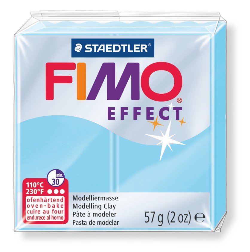 Modell Fimo Effect 57g - Aqua - Fimoleire, Modelleire, Håndverk for barn, Hobbymateriale, Håndverk