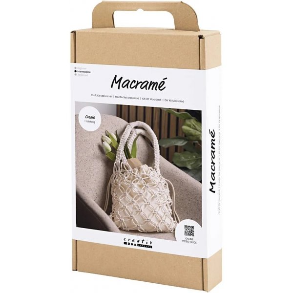 DIY Kit Makramé, Väska DIY Kit Makramé, Väska