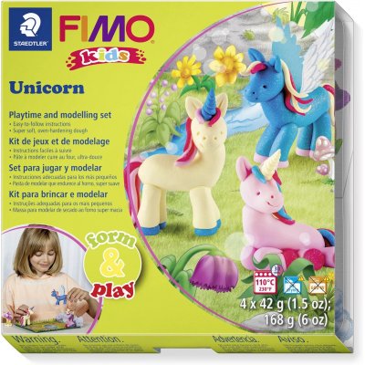 Modellervoksst Fimo Kids Form & Play - Unicorn