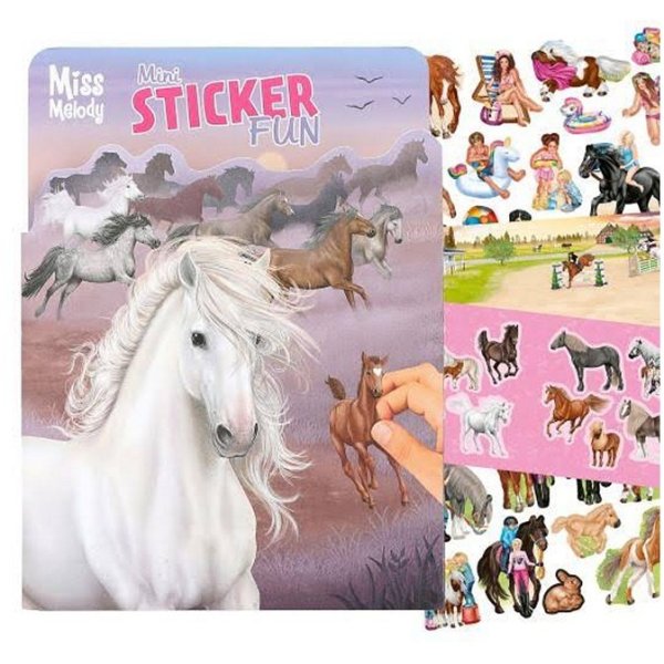 Miss Melody klisterm�rkesbok med h�stmotiv
