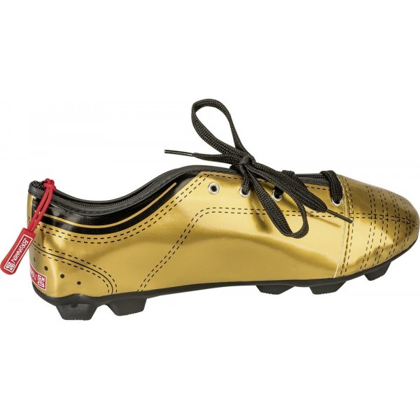 Pennfodral - fotbollssko - guld
