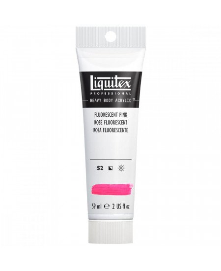 Akrylfärg - Liquitex Heavy Body - Fluorescent Pink - Akrylfärger, Konstnärsfärger