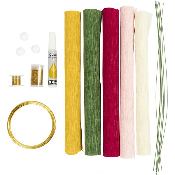 DIY Kit Kräppapper - Krans DIY Kit Kräppapper - Krans