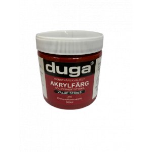 F�rg akryl 500ml -Karmosinr�d