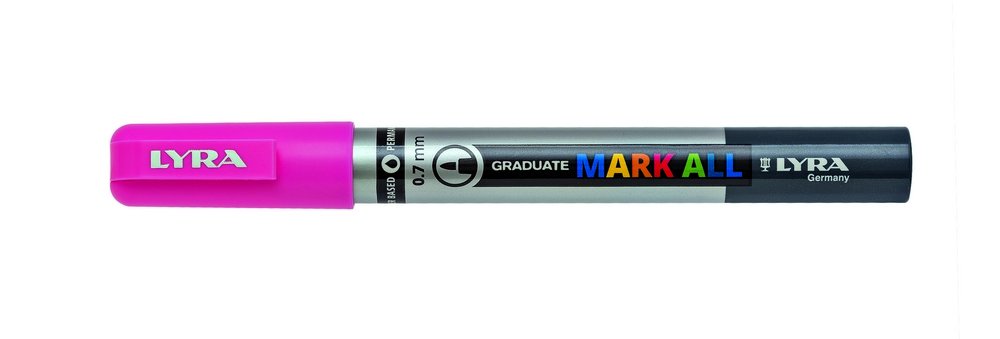Mark All 0,7 mm Pink - Lyra Mark All, Markers, Penne, Penne, kridt & tusch