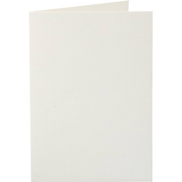 Kort - råvit - 10,5 x 15 cm - 10 st Kort - råvit - 10,5 x 15 cm - 10 st