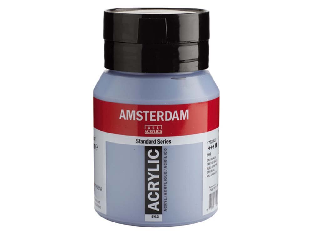 Amsterdam Akrylmaling 500 ml - Gråagtig Blå - Akrylfarver, Kunstnerfarver
