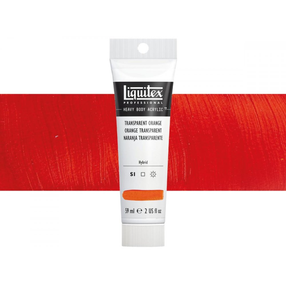 Akrylfärg - Liquitex Heavy Body - Transparent Orange - Akrylfärger, Konstnärsfärger
