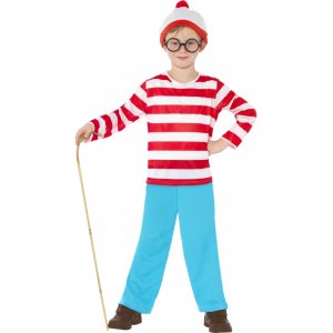 Wheres Wally barn maskeraddrkt - lder 4-6 r