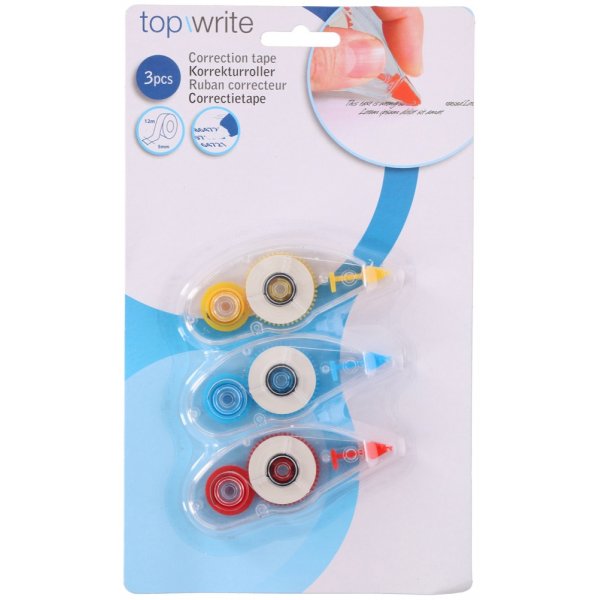 Korrigeringstejp - 3 - pack 