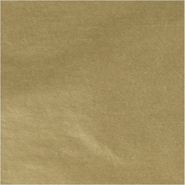 Silkespapper - guld - 50 x 70 cm - 14 g -6 ark Silkespapper - guld - 50 x 70 cm - 14 g -6 ark
