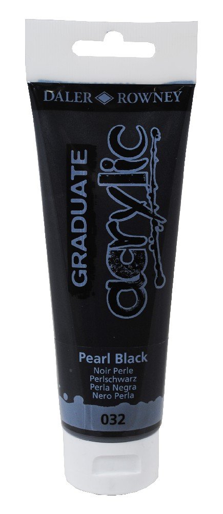 Akrylfärg Graduate 120 ml - Pearl Black - Akrylfärger, Konstnärsfärger