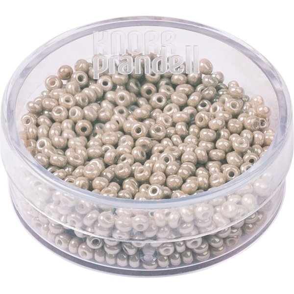 Glasp�rlor beige 2,5 mm, 13 g