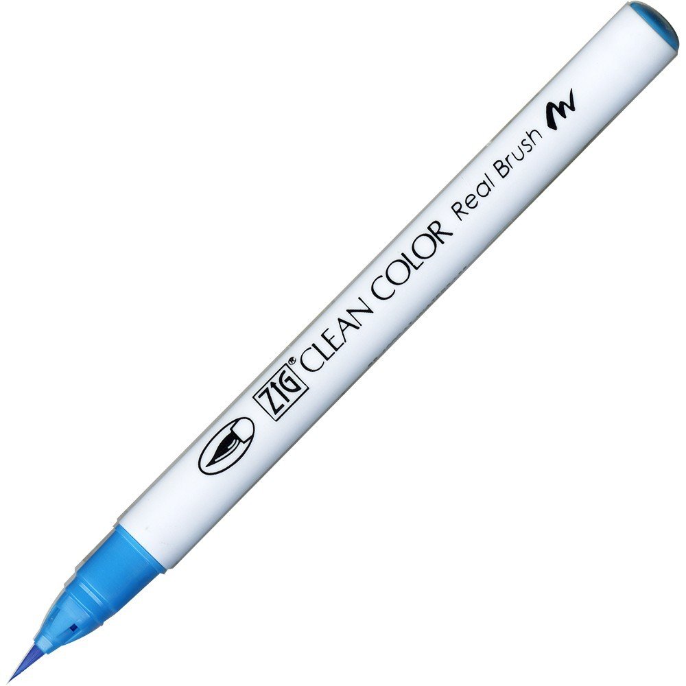 Penselpen ZIG Clean Color Real Brush - Cobalt Blue (031) - Penselpenne, Penne, Penne, kridt & tusch