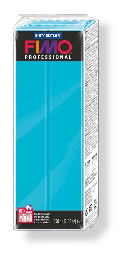 Fimo Pro 350g - turkis - Fimoleire, Modelleire, Håndverk for barn, Hobbymateriale, Håndverk