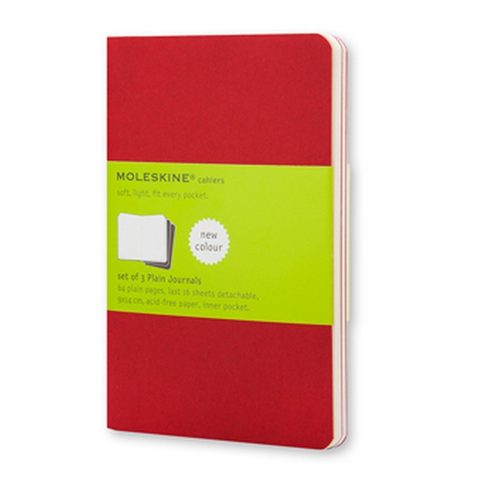 Cahier Journal Pocket Blank - Cranberry Red - Notesbøger, Kontorartikler
