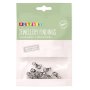 Halsbandslås karbinhake med motring 10 mm försilvrade - 10 st Halsbandslås karbinhake med motring 10 mm försilvrade - 10 st