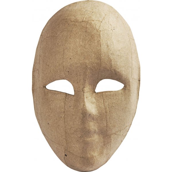 Helmasker av papier-maché - 23 x 16 cm Helmasker av papier-maché - 23 x 16 cm