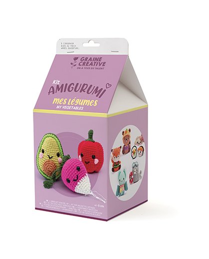 Amigurumi-kit med gr�nsaker