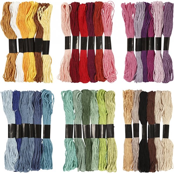 Harmoni Broderigarn - 252 bunt Harmoni Broderigarn - 252 bunt