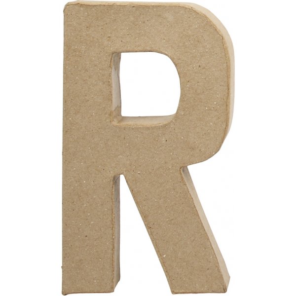 Pappbokstav - R - 5 cm Pappbokstav - R - 5 cm