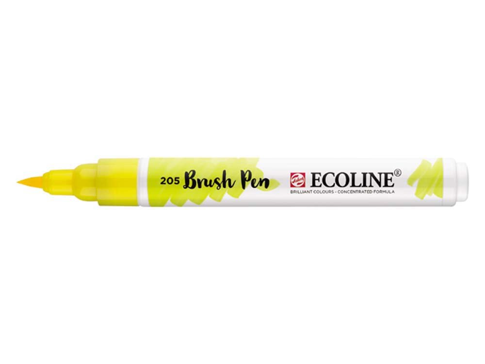 Ecoline Brushpen - Lemon Yellow - Fiberpennor, Pennor, Pennor, kritor & tusch