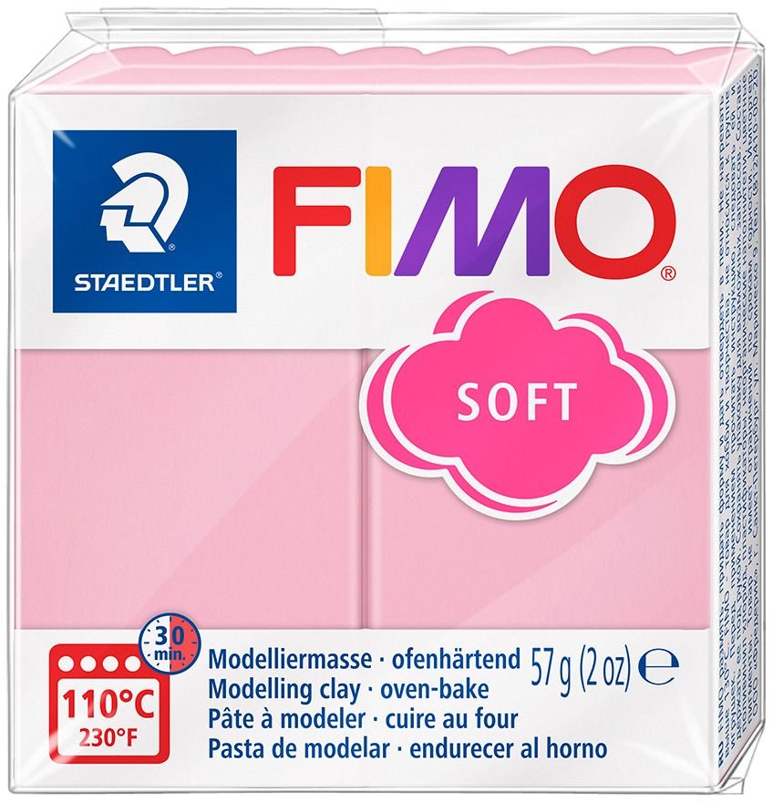 Model Fimo Soft 57g - Jordbær - Fimolera, Modellere, Hobbyartikler til børn, Hobbymateriale, Håndværk