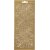 Klistremerker - gull - kristtorn - 10 x 23 cm