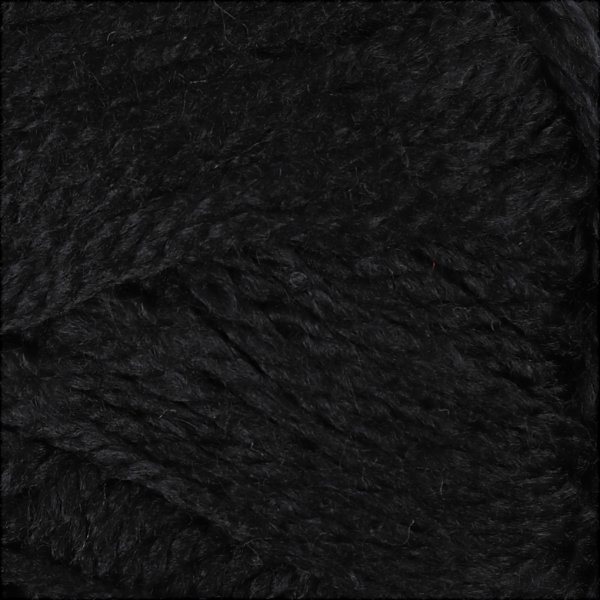 Fantasia Akrylgarn - svart - 50 g Fantasia Akrylgarn - svart - 50 g