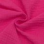 Bomullsmuslin Double Gauze – 130 cm - Rosa