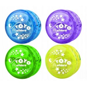 Jojo med LED 6 cm 4-pack flerf�rgad - Alldoro