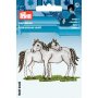 Stoffmerke Hester hvit