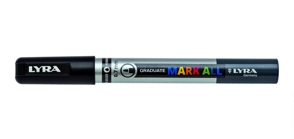 Mark All 0,7 mm Black - Lyra Mark All, Markers, Penne, Penne, kridt & tusch