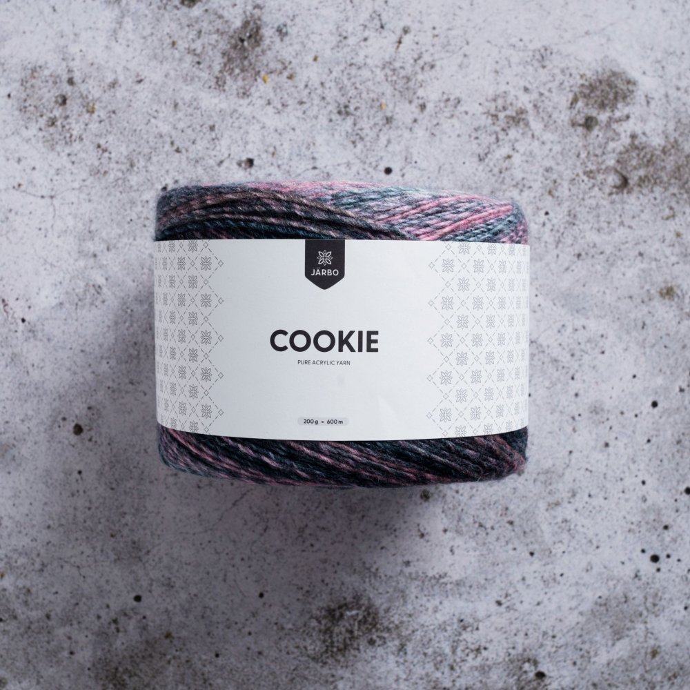 Cookie 200g - Heather - Cookie garn, Akrylgarn, Syntetgarn, Garn, Sticka & virka